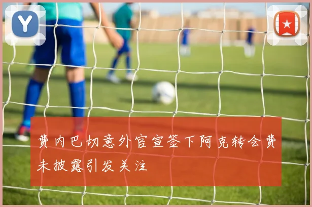 费内巴切意外官宣签下阿克转会费未披露引发关注
